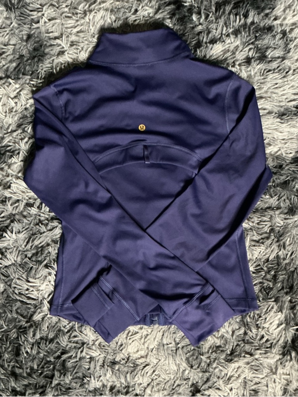 lululemon Women's Navy cropped define Jacket - Picture 2 of 4